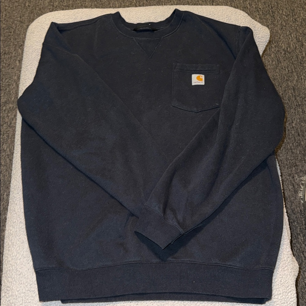 Carhartt Men's Navy Crewneck Sweatshirt